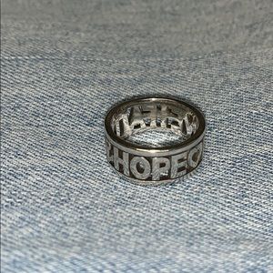 James Avery Faith Hope Love ring